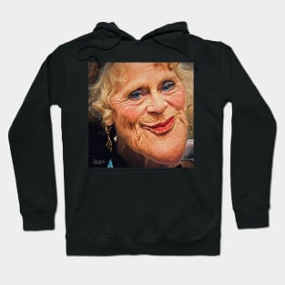 Come Give Auntie a Kiss !!  Funny Face - Caricature Hoodie